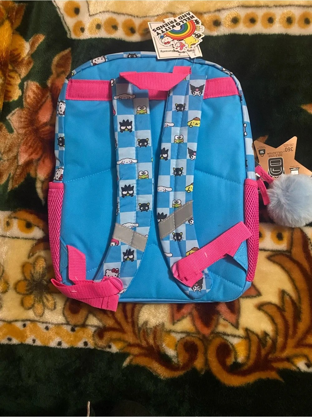 Hello Kitty Sequin Blue & Pink Kids Character Backpack
